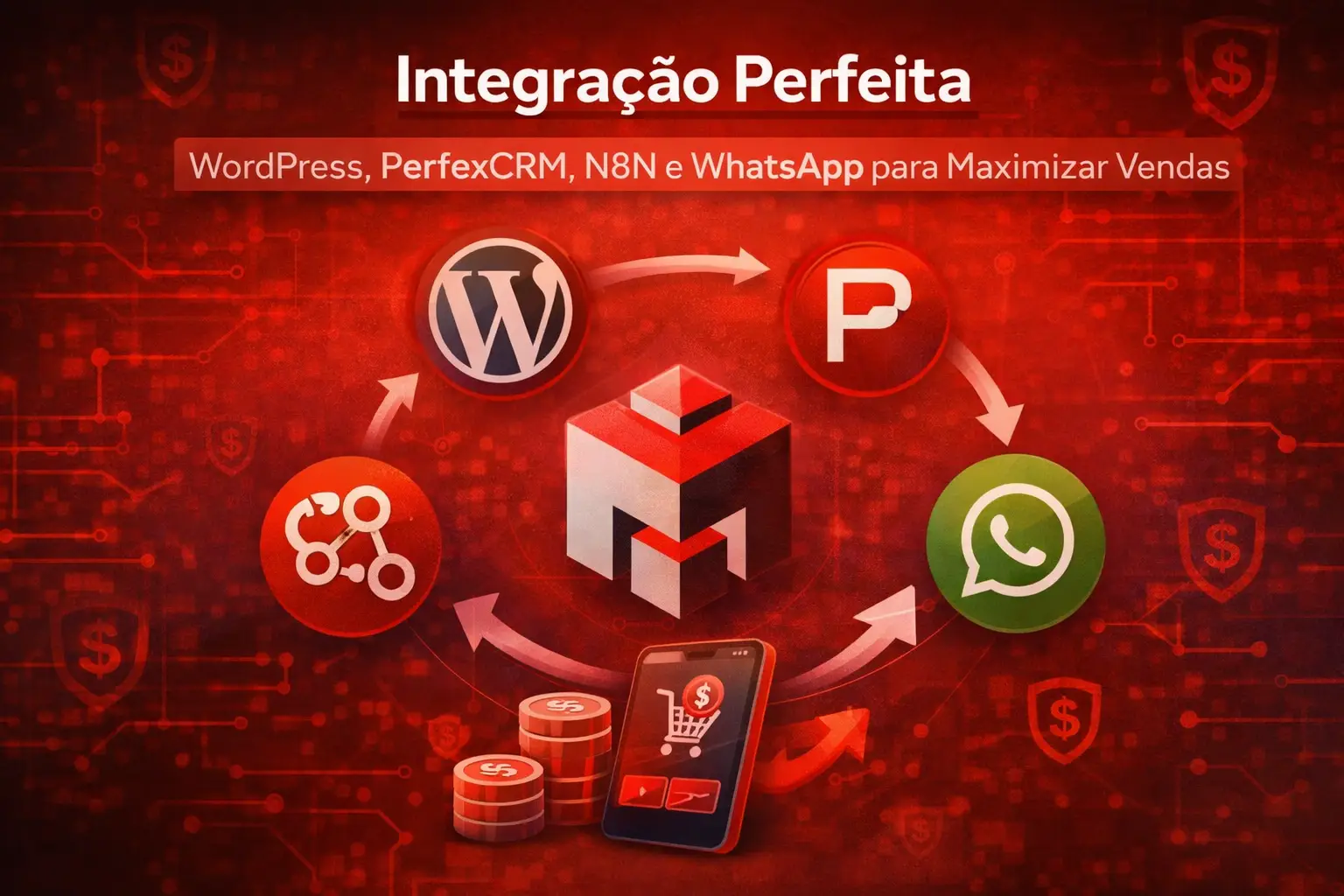 Integração Perfeita: WordPress, PerfexCRM, N8N e WhatsApp para Maximizar Vendas