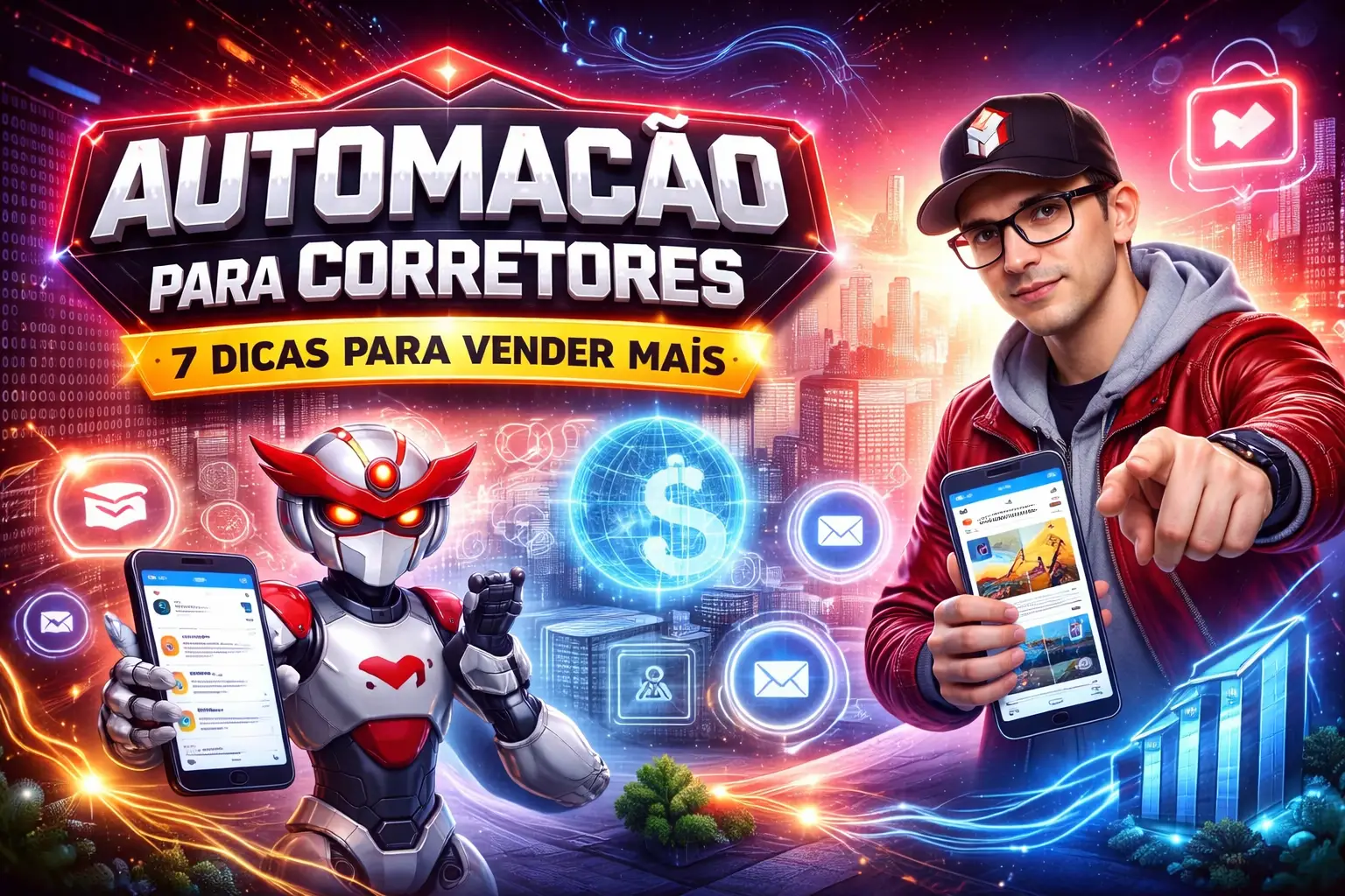 Descubra as melhores estratégias de automação para corretores de imóveis em 2026. Aumente suas vendas com tecnologia, CRM e inteligência artificial.🏡🏢🧑🏻‍💻