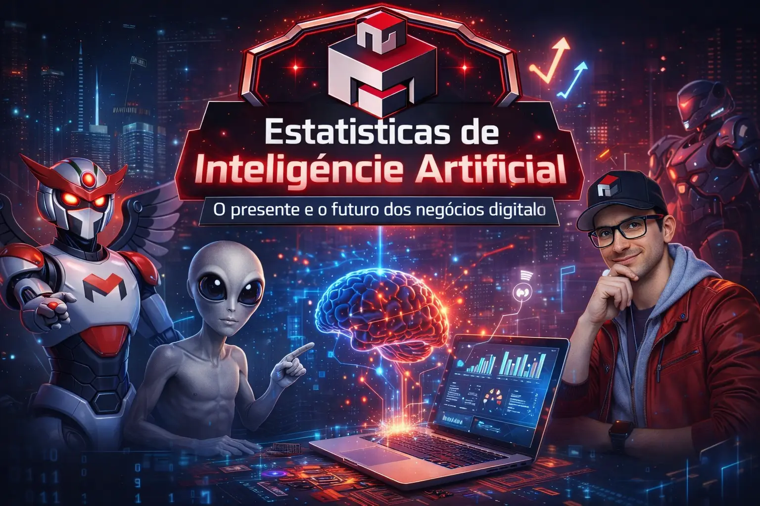 🚀 Estatísticas de Inteligência Artificial: O presente e o futuro dos negócios